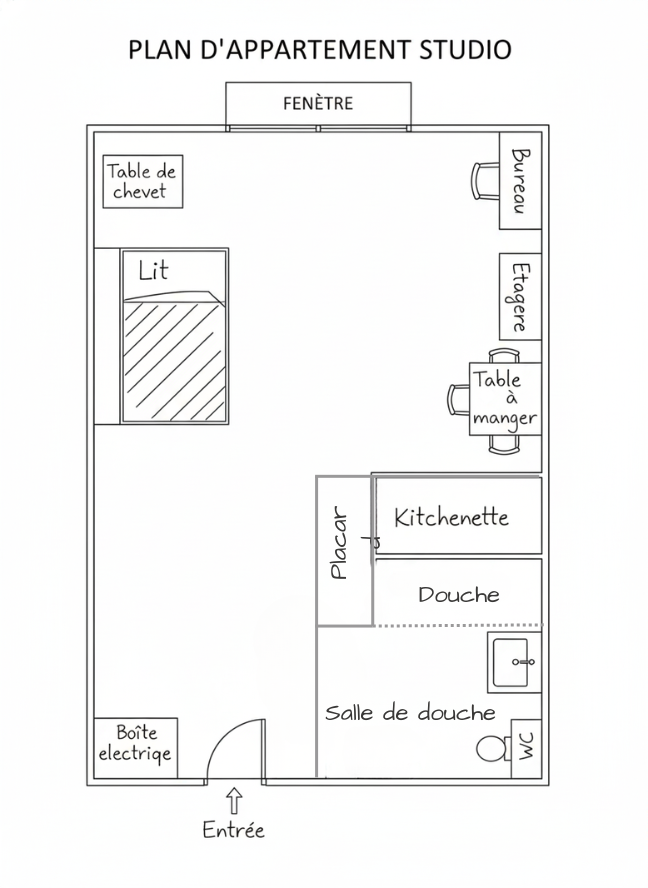 Plan du studio