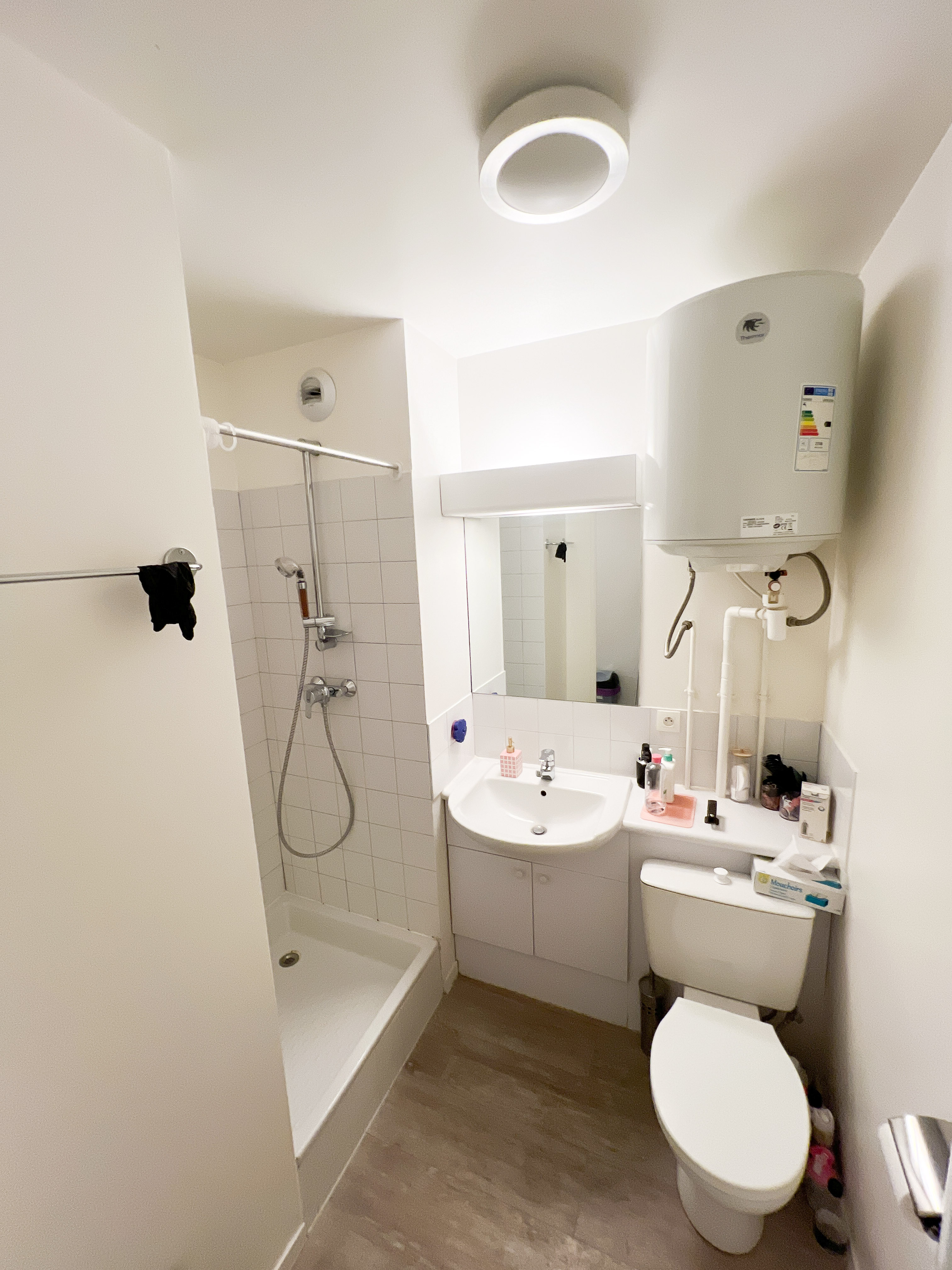 Salle d'eau avec WC